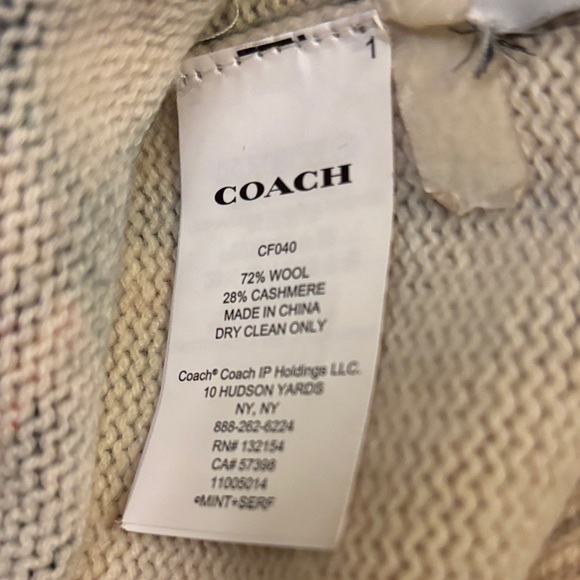 Coach x Mint + Serf Multicolor Graphic Sweater - Picture 6 of 9
